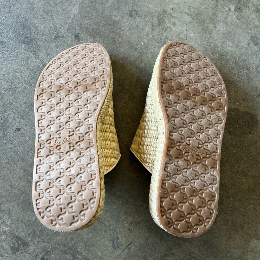 Sam Edelman Beige Double-Buckle Sandals - Picture 3 of 4